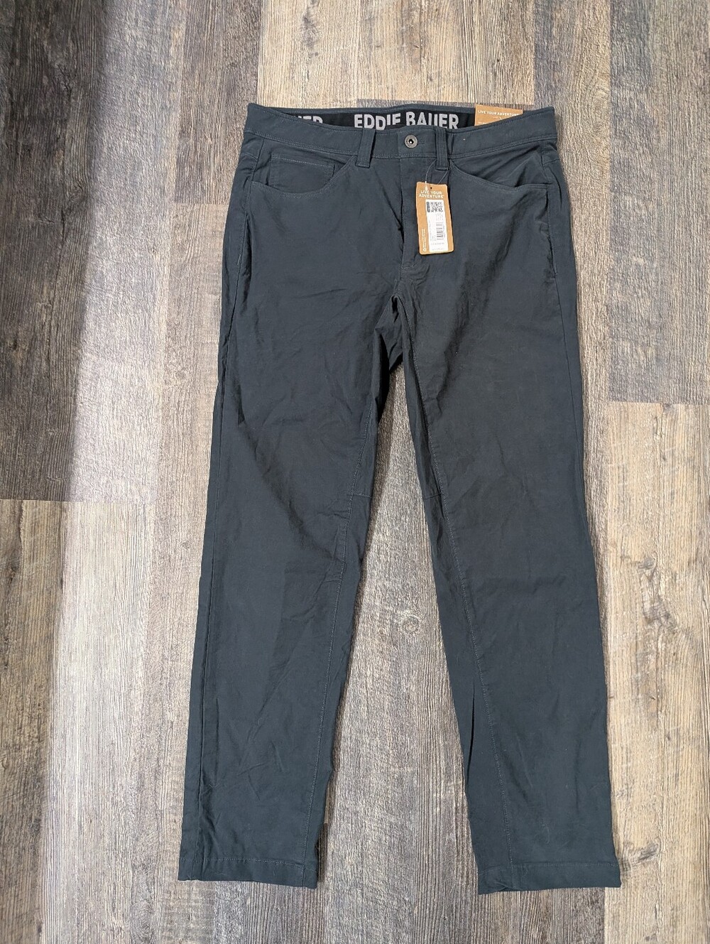 Eddie Bauer Mens Mr Voyager Flex Twill Pants Size 33 X 32